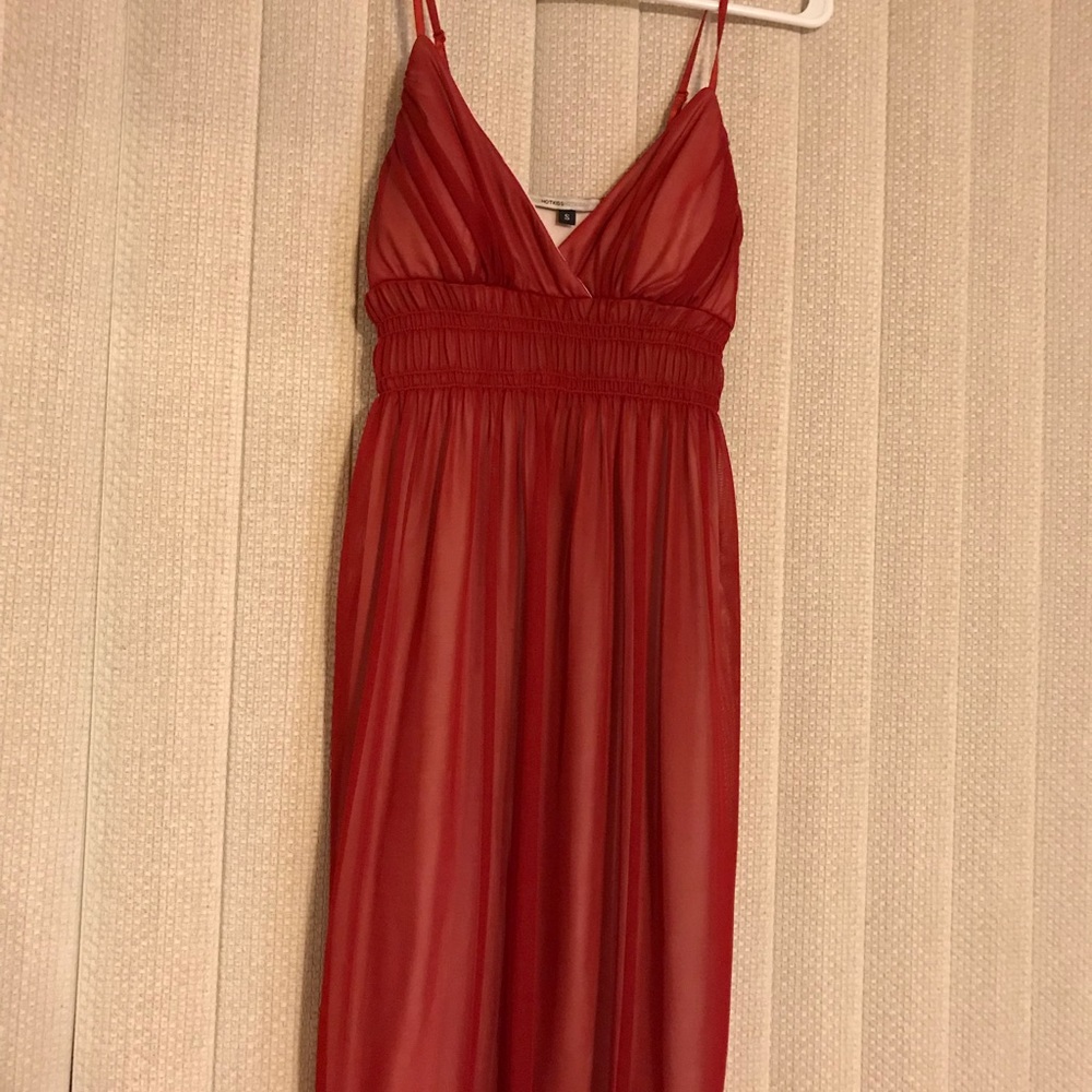 Red hotkiss dress size small